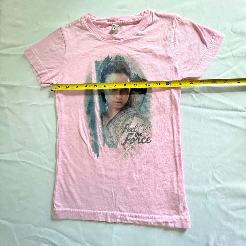 Super Girl Star Wars Rey Bundle of 2 Girls Short Sleeve Tee Shirts Large 10/12 - Picture 7 of 13